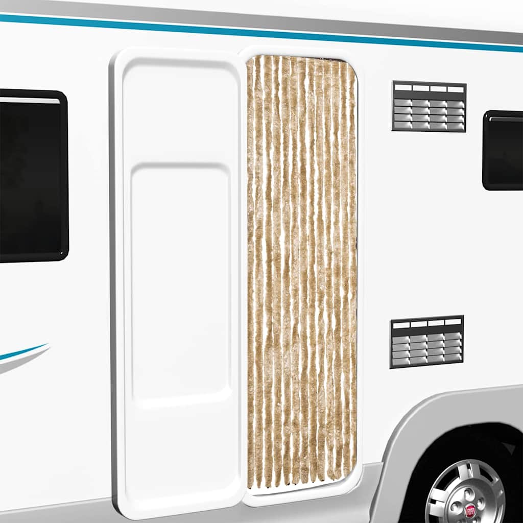 VidaXL Fliegengitter 56x200 cm Chenille Beige