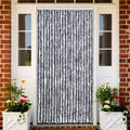 VidaXL Fliegengitter 90x200 cm Chenille silberfarben