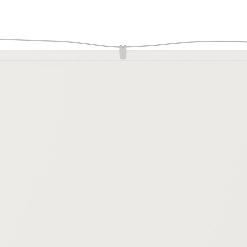 VidaXL Vertikalmarkise 140x270 cm Oxford-Gewebe Weiß