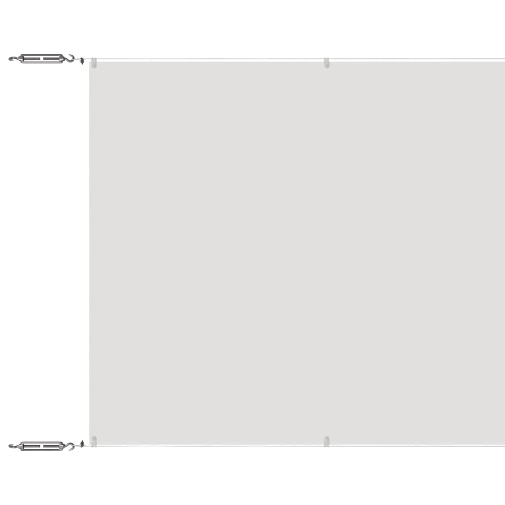 VidaXL Vertikalmarkise 140 x 600 cm Oxford-Gewebe Weiß