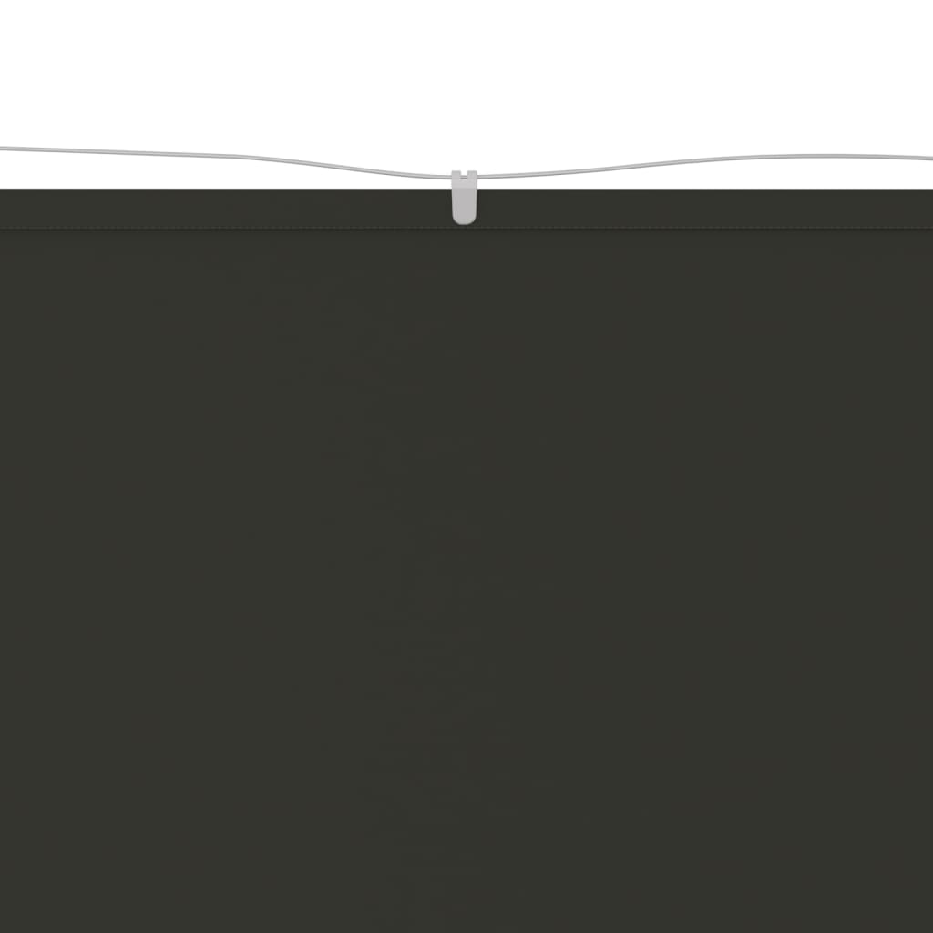 VidaXL Vertikalmarkise 140 x 420 cm Oxford-Gewebe Anthrazit