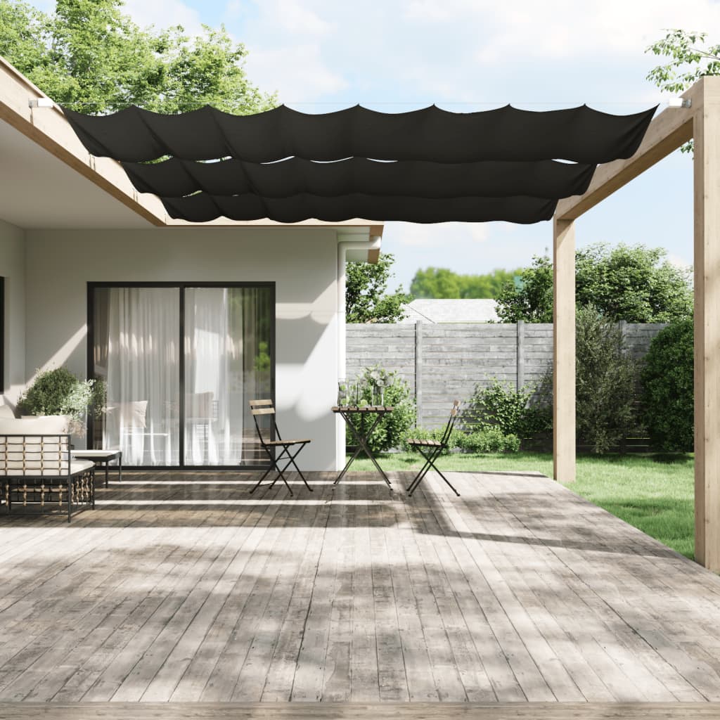 VidaXL Vertikalmarkise 140 x 420 cm Oxford-Gewebe Anthrazit