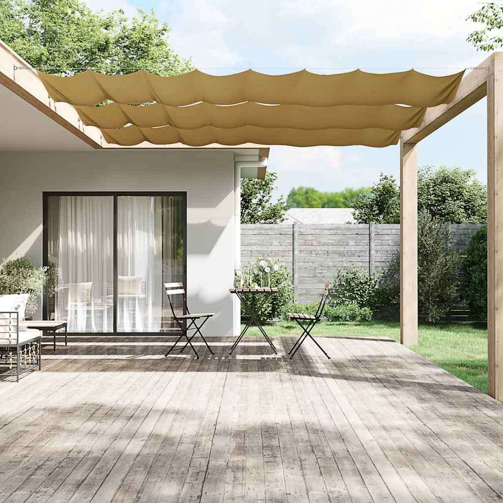 VidaXL Vertikalmarkise 100x1000 cm Oxford-Gewebe Beige