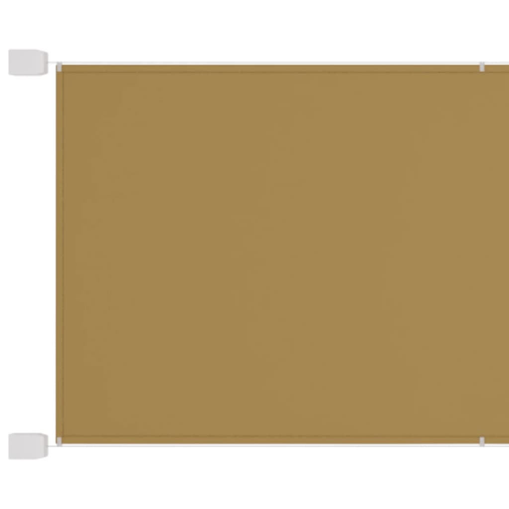 VidaXL Vertikalmarkise 140x270 cm Oxford-Gewebe Beige