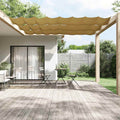 Vidaxl luifel verticaal 140x600 cm oxford stof beige