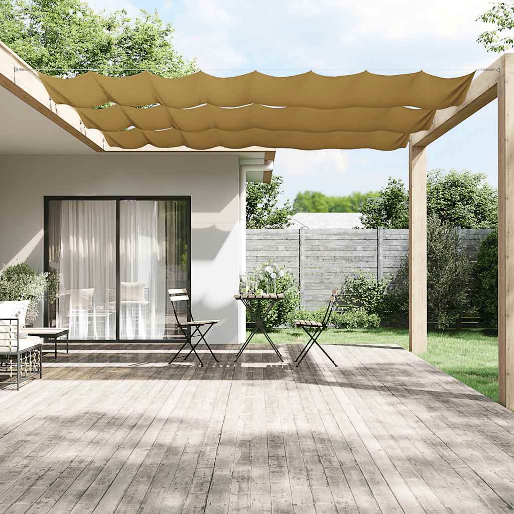 Vidaxl luifel verticaal 140x800 cm oxford stof beige
