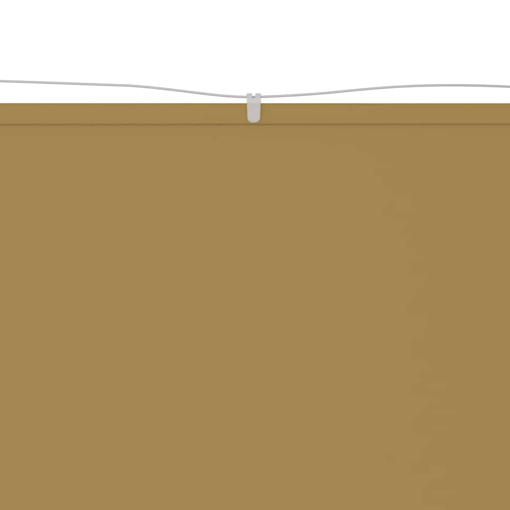 Vidaxl luifel verticaal 140x1200 cm oxford stof beige