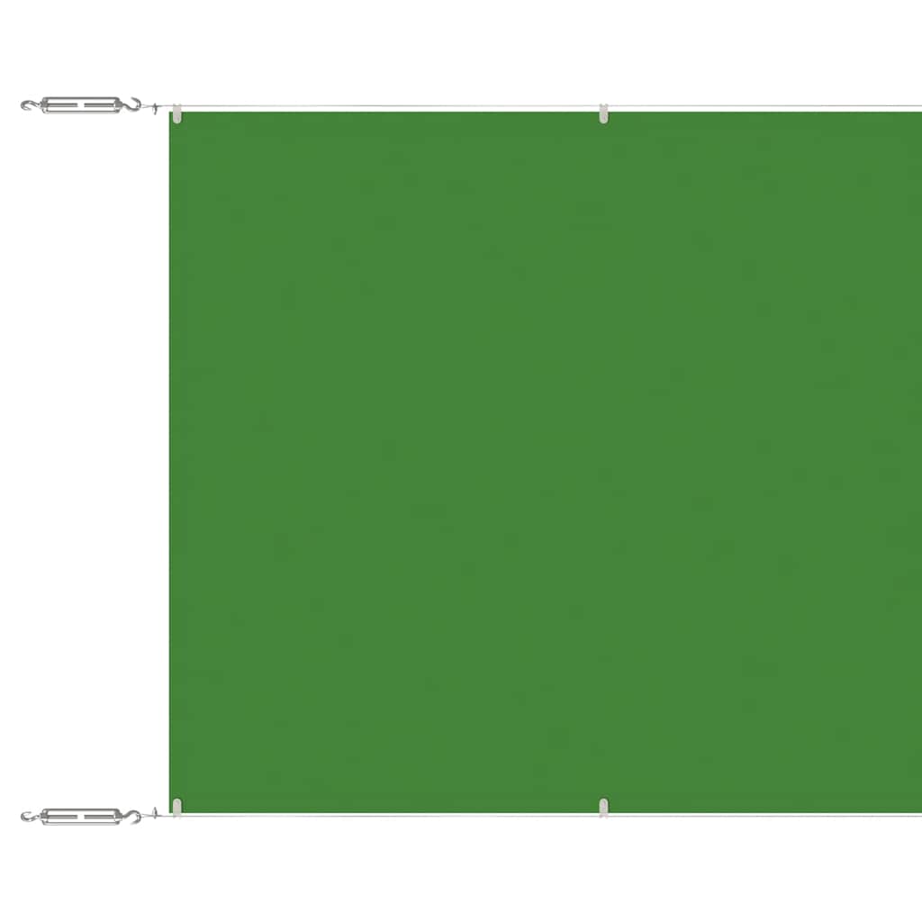 Vidaxl luifel verticaal 100x600 cm oxford stof lichtgroen