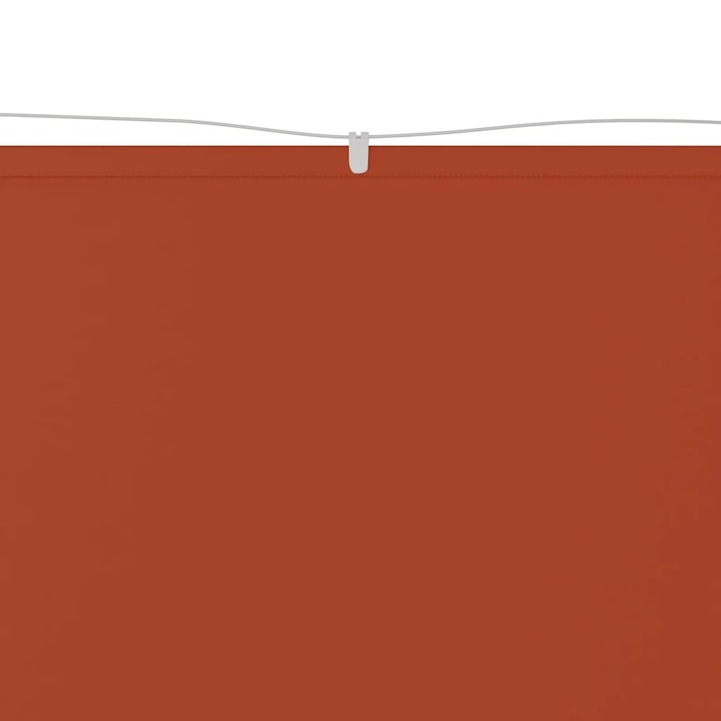 Vidaxl luifel verticaal 100x800 cm oxford stof terracottakleurig