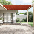 Vidaxl luifel verticaal 140x600 cm oxford stof terracottakleurig