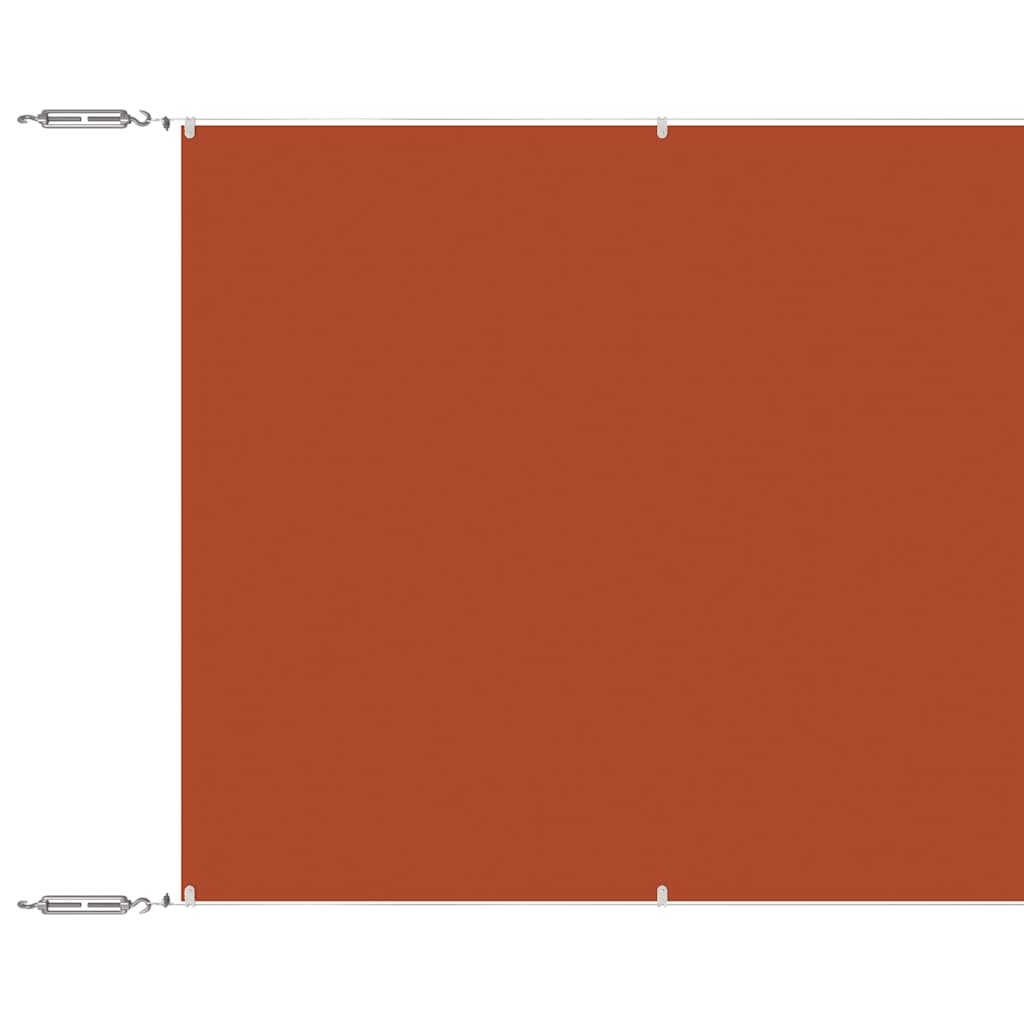 Vidaxl luifel verticaal 140x800 cm oxford stof terracottakleurig