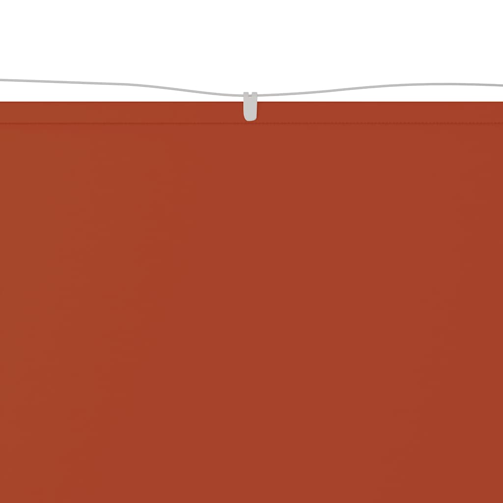 Vidaxl luifel verticaal 140x800 cm oxford stof terracottakleurig