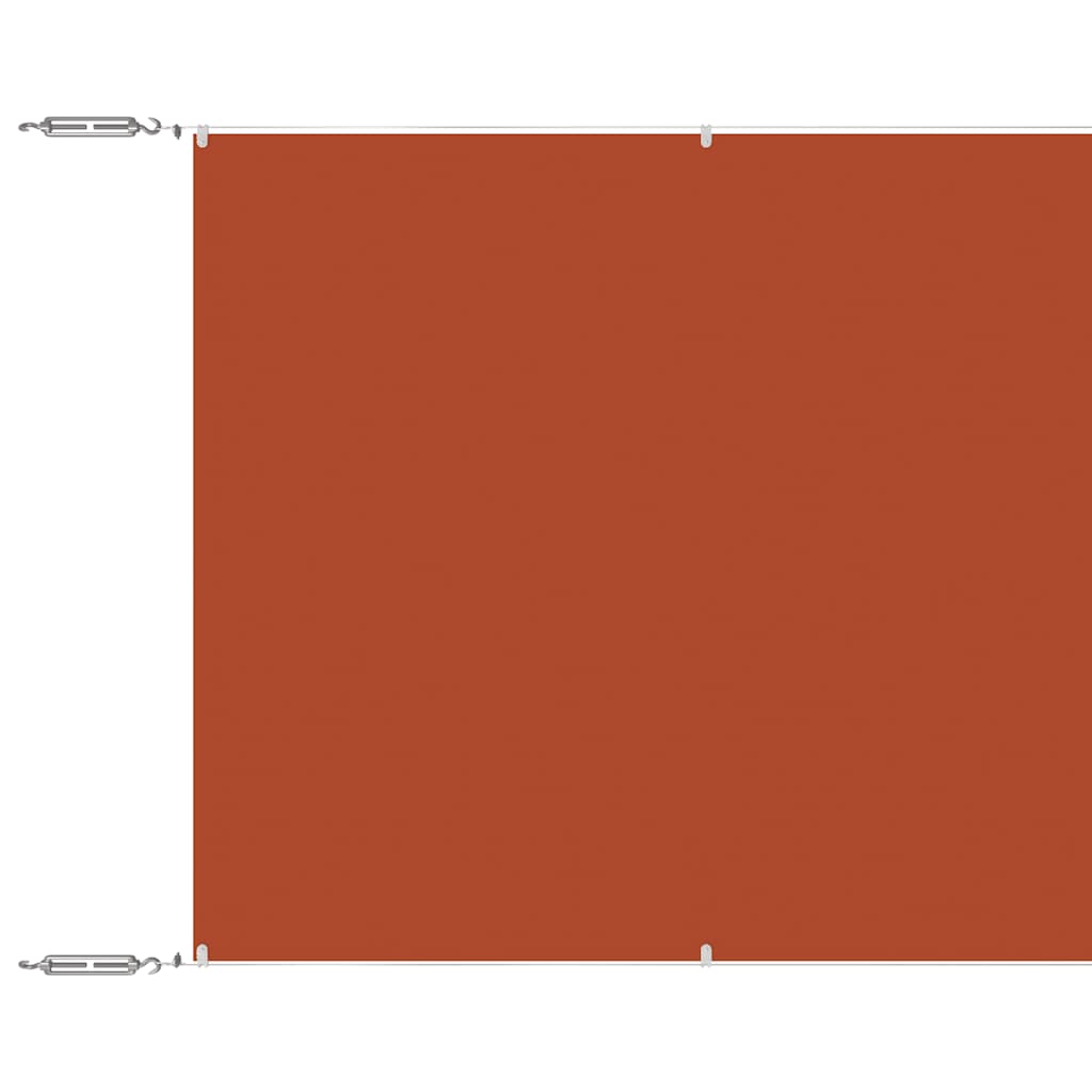 Vidaxl luifel verticaal 180x1000 cm oxford stof terracottakleurig