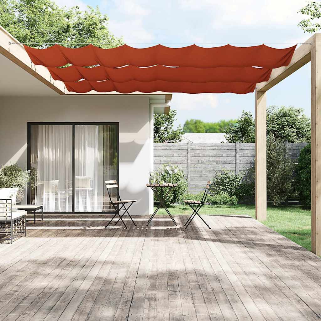 Vidaxl luifel verticaal 180x1000 cm oxford stof terracottakleurig