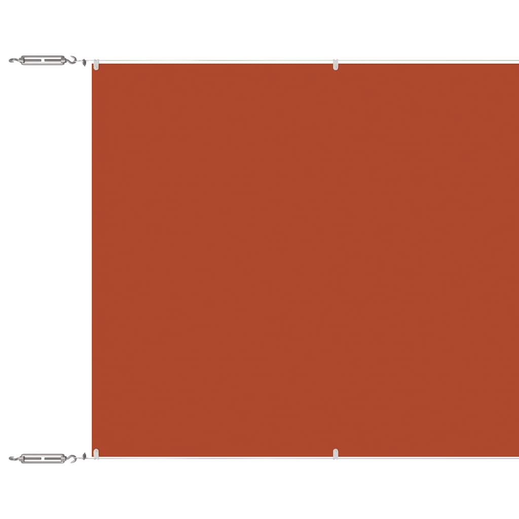 Vidaxl luifel verticaal 180x1200 cm oxford stof terracottakleurig