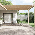 VidaXL Vertikalmarkise 100x100 cm Oxford-Gewebe Taupe