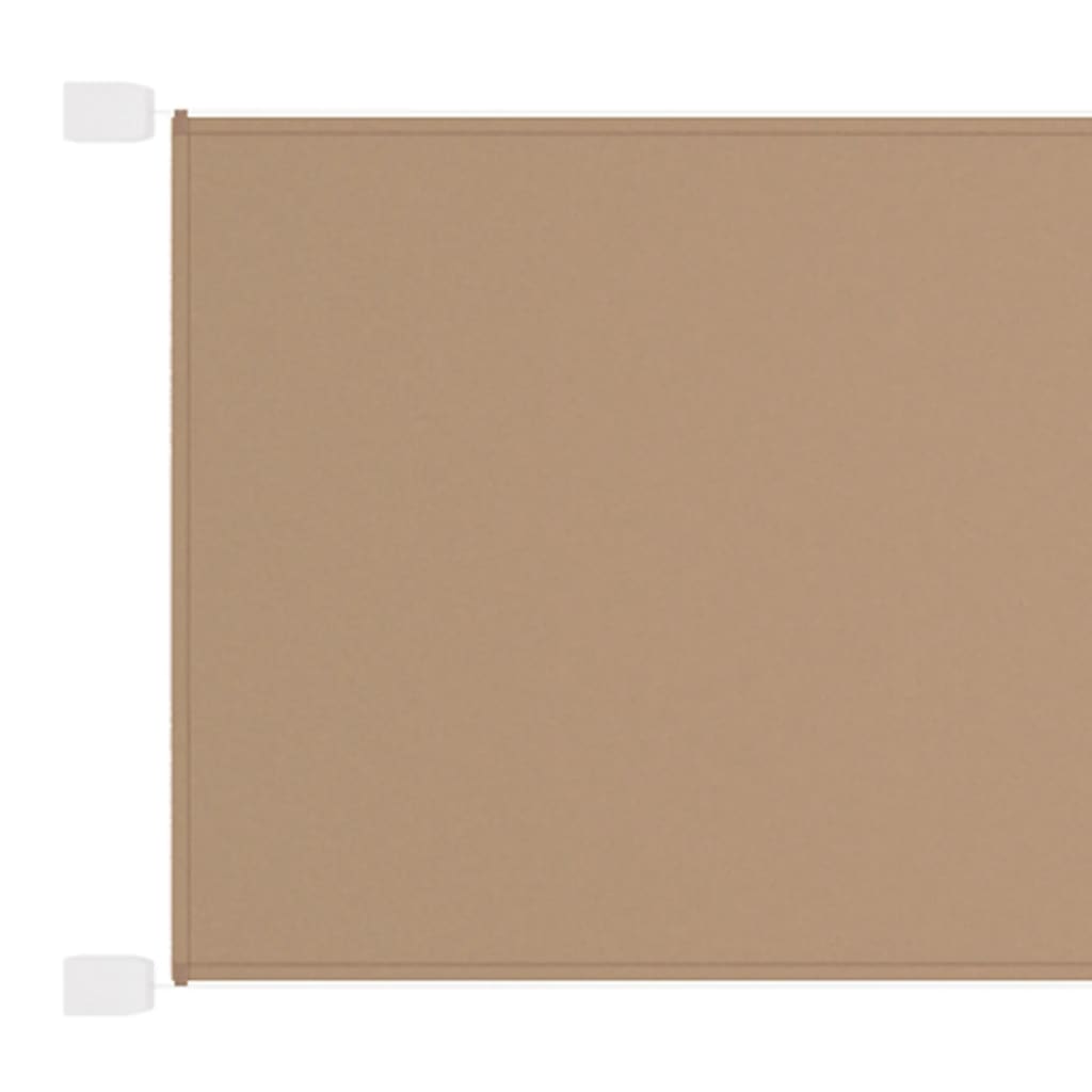 VidaXL Vertikalmarkise 140x420 cm Oxford-Gewebe Taupe