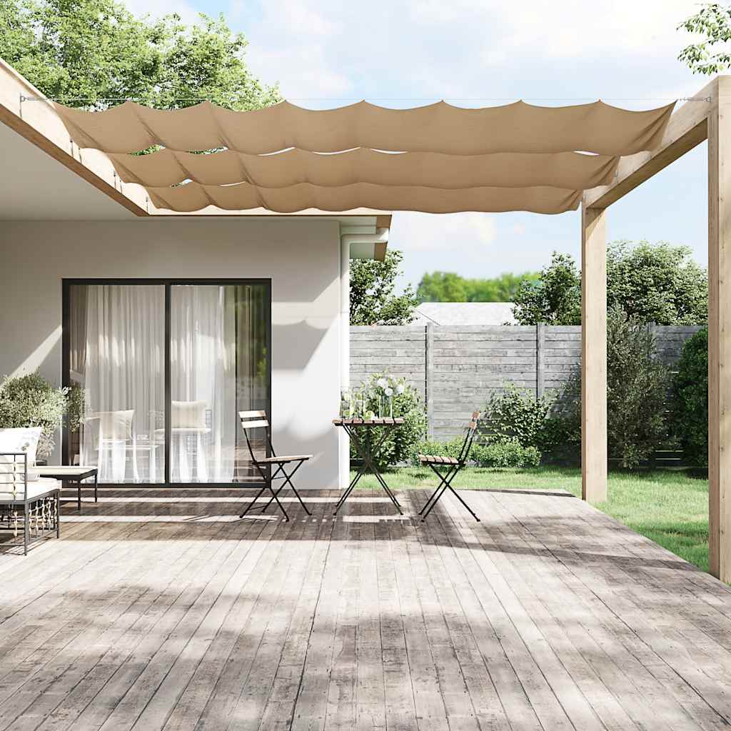 VidaXL Vertikalmarkise 140x600 cm Oxford-Gewebe Taupe