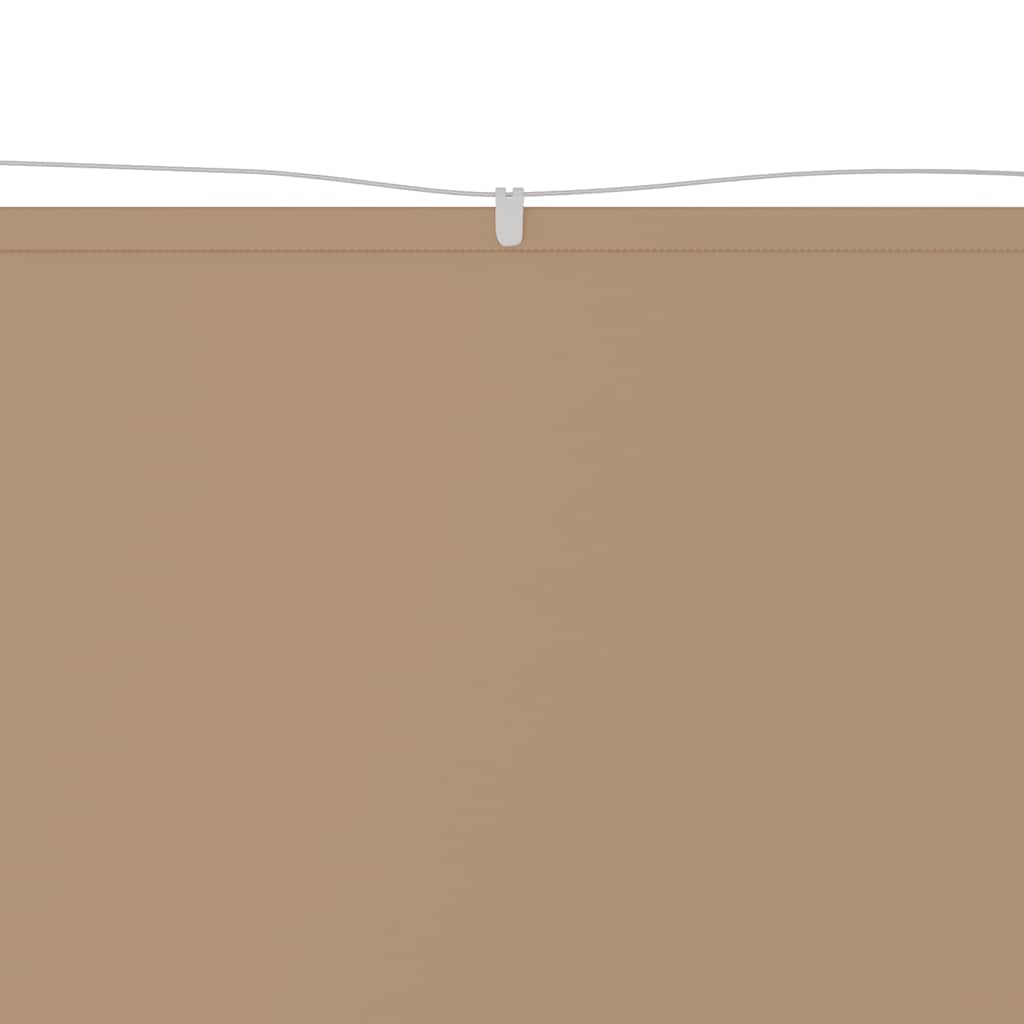 Vidaxl luifel verticaal 140x800 cm oxford stof taupe