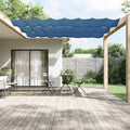 Vidaxl luifel verticaal 140x1200 cm oxford stof blauw