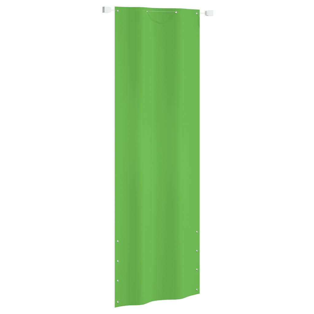 VidaXL Balkon-Sichtschutz 80x240 cm Oxford-Gewebe Hellgrün