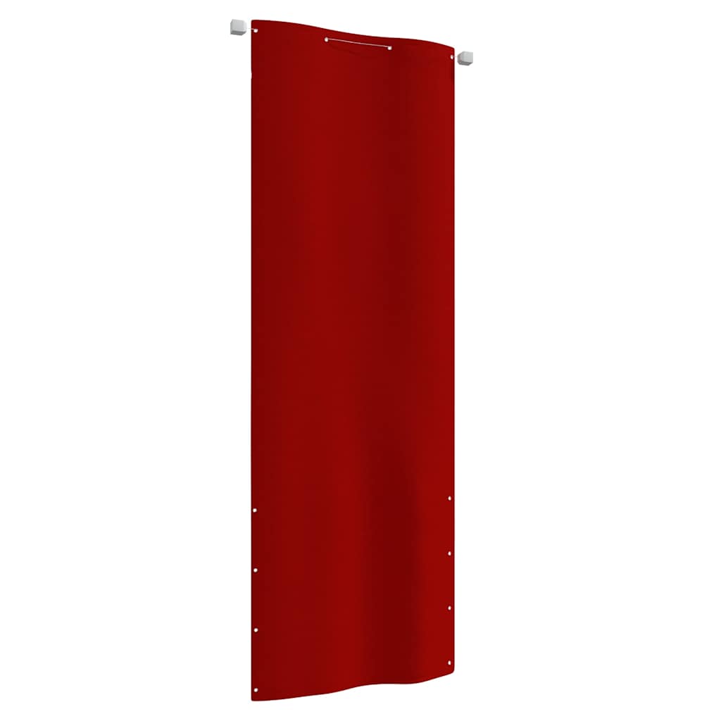 Vidaxl balkonscherm 80x240 cm oxford stof rood