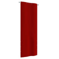 Vidaxl balkonscherm 80x240 cm oxford stof rood