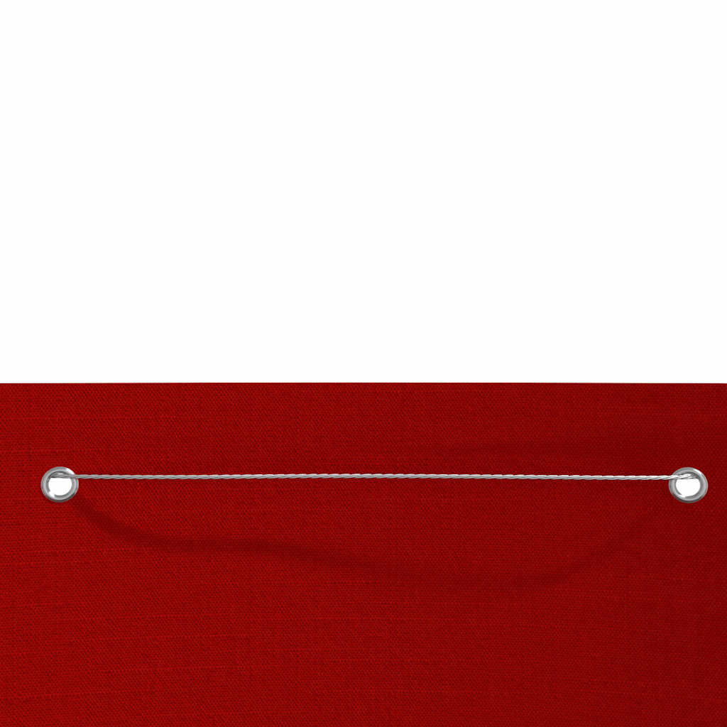 Vidaxl balkonscherm 80x240 cm oxford stof rood