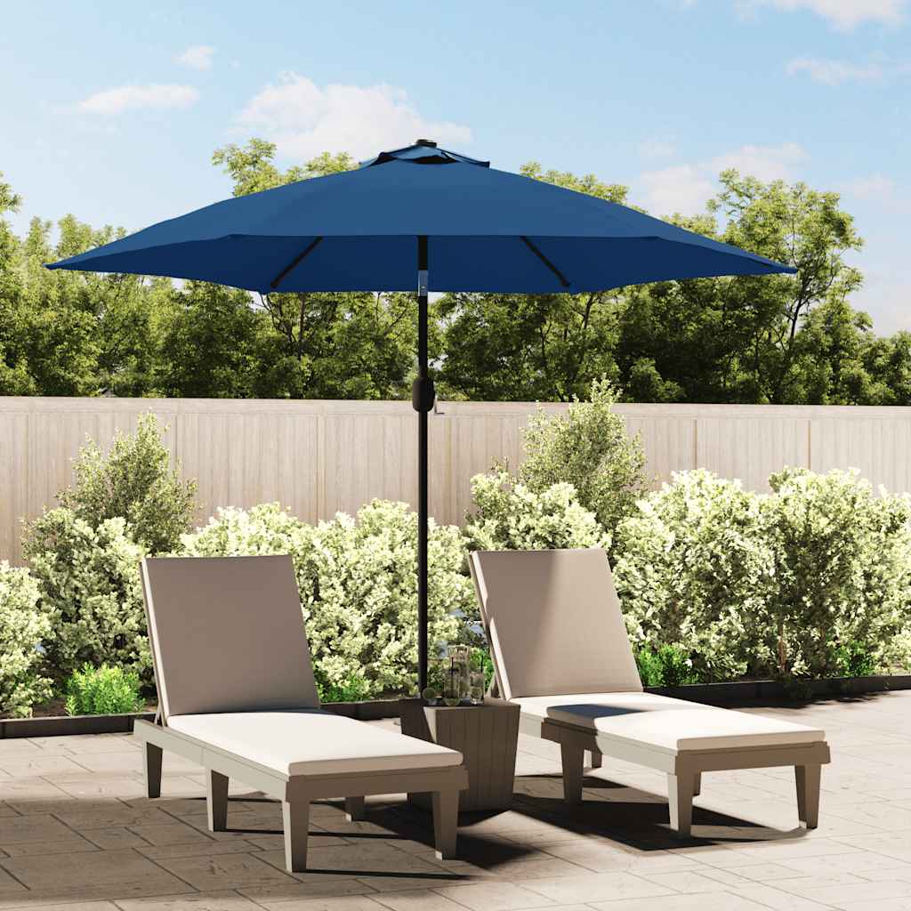 Vidaxl vervangingsdoek voor parasol 300 cm azuurblauw