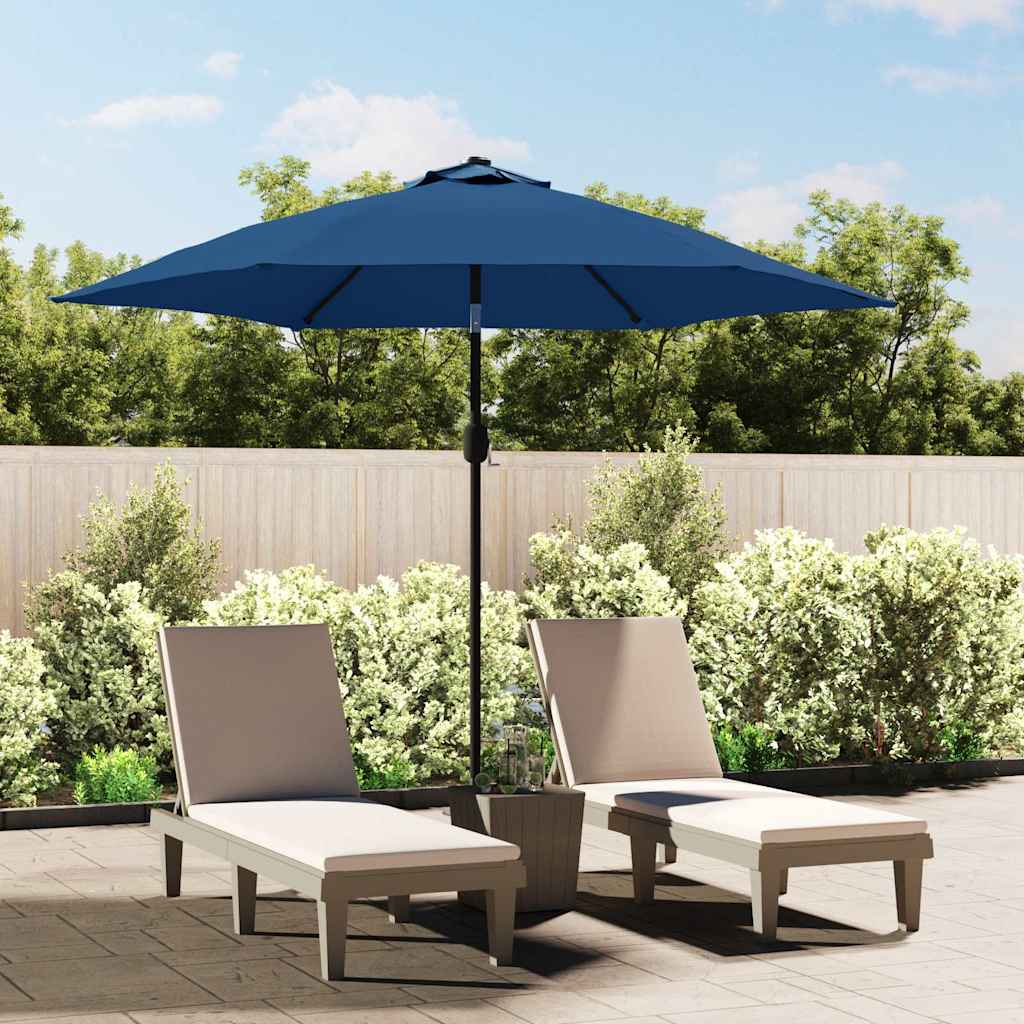 Vidaxl vervangingsdoek voor parasol 300 cm azuurblauw