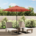 VidaXL Ersatz-Sonnenschirmbezug 300 cm, Farbe Terrakotta