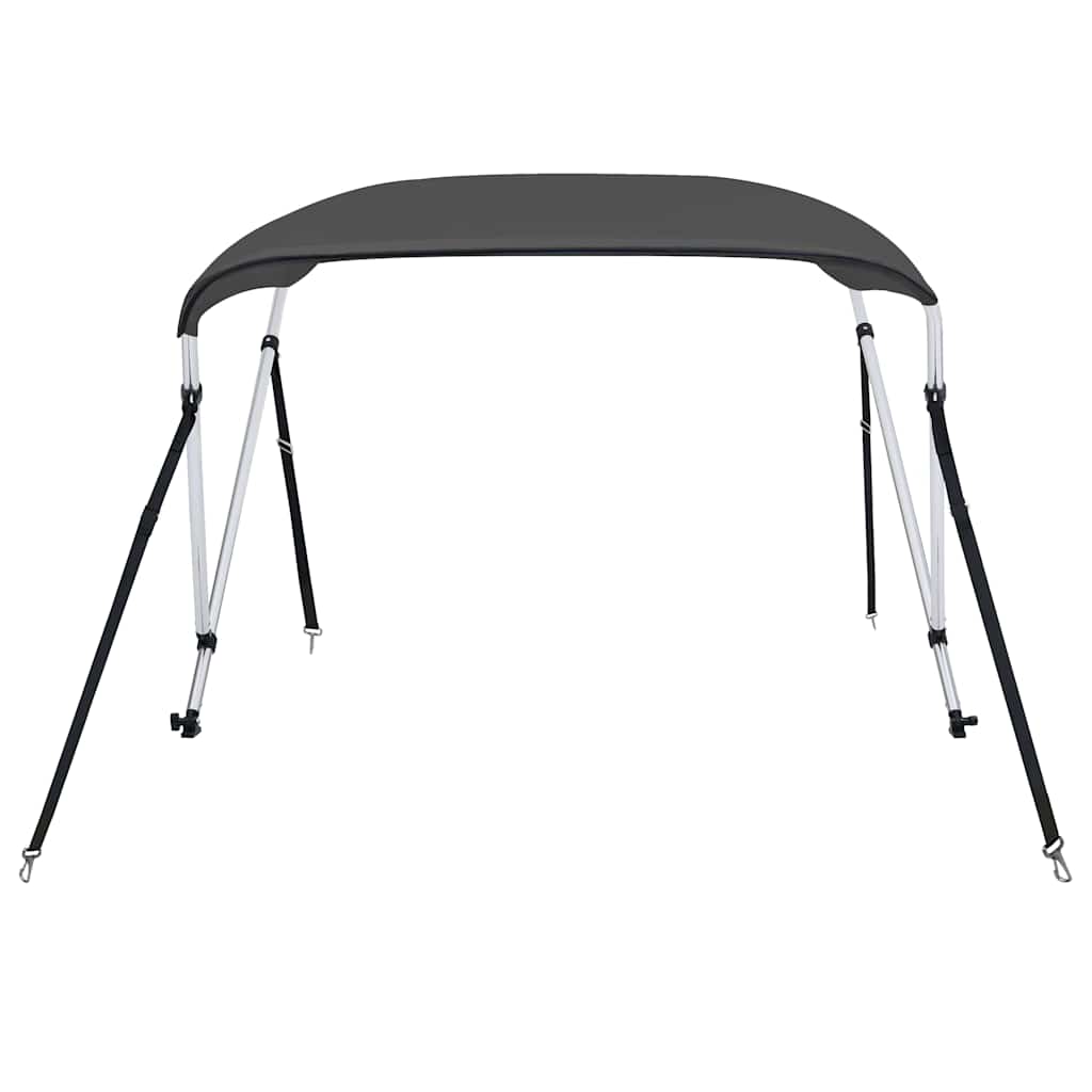 VidaXL Bimini-Top, 2-Bügel, 180 x 130 x 110 cm, anthrazitfarben