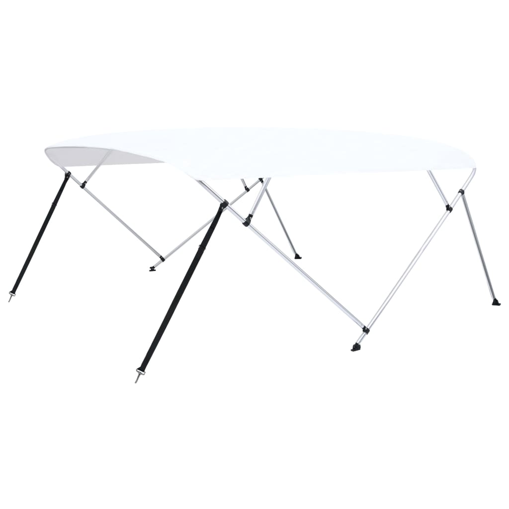 VidaXL Biminitop 4-Bogen 243x (230-244) X137 cm Weiß