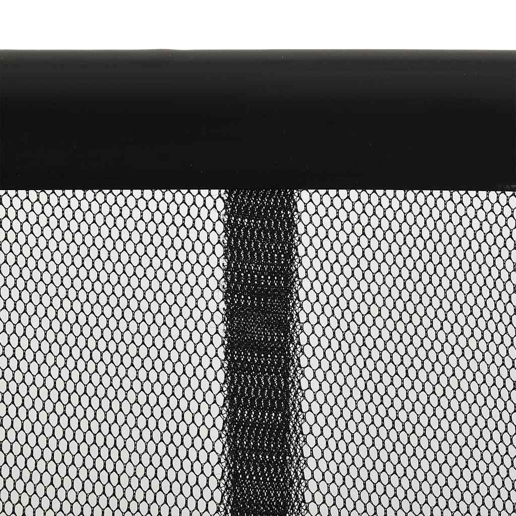 Vidaxl vliegengordijn 100x220 cm polyester mesh zwart