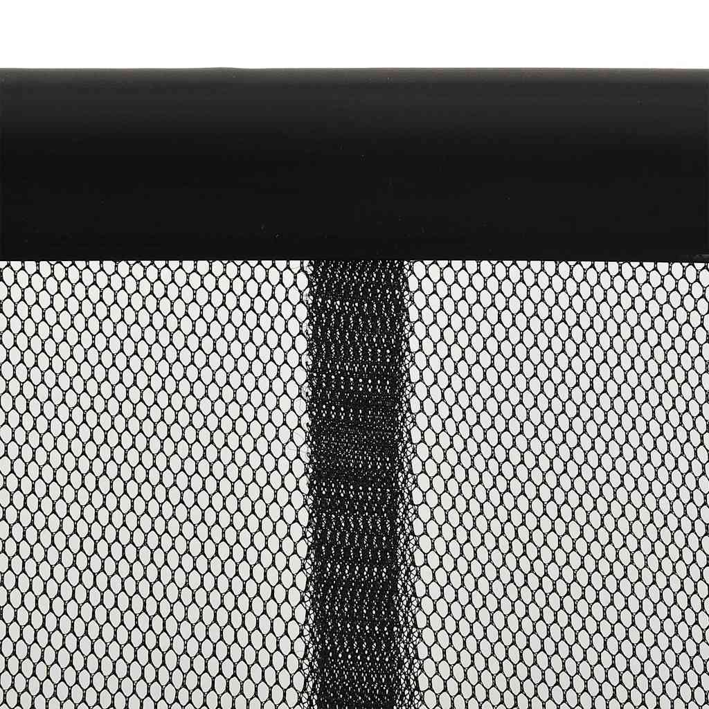 Vidaxl vliegengordijn 5-delig 120x240 cm mesh zwart