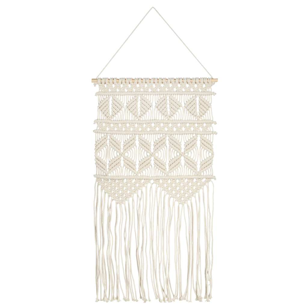 Vidaxl wandhanger macramé 40x80 cm katoen