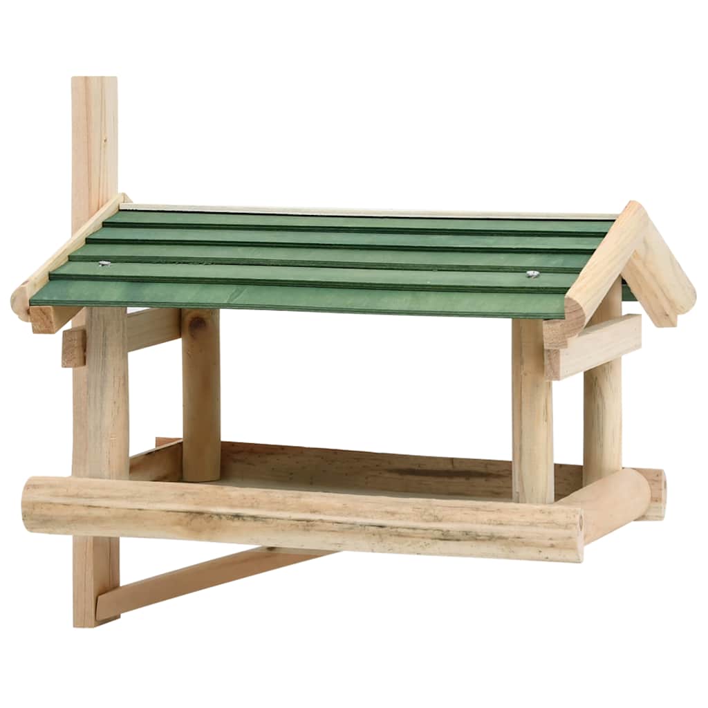 Vidaxl vogelvoeder 35x29,5x21 cm massief hout