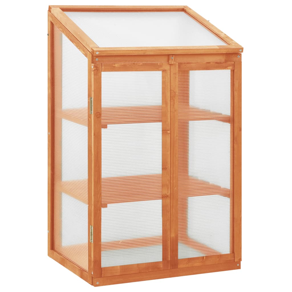 Vidaxl Gewächshaus 60x45x100 cm Kiefernholz