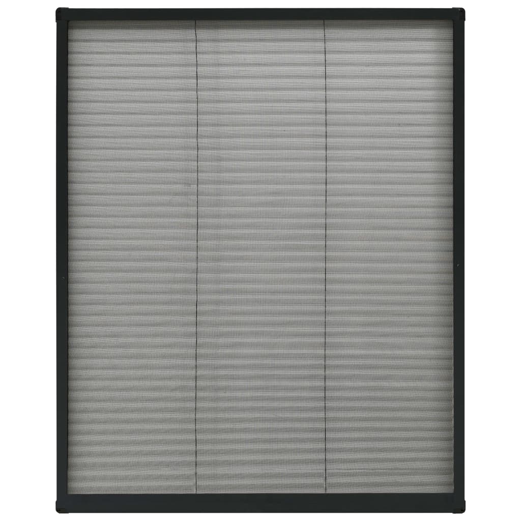VidaXL Plissee-Fenstergitter 80x100 cm Aluminium