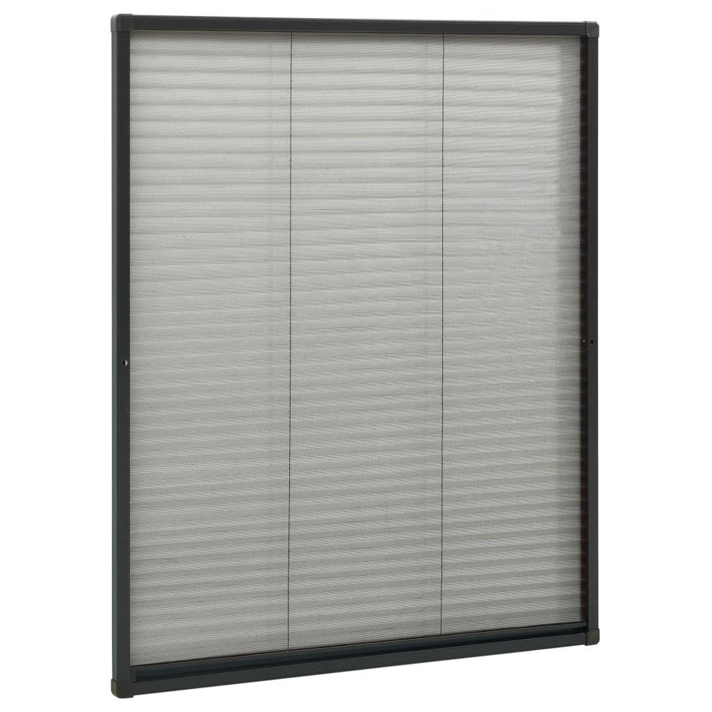 VidaXL Plissee-Fenstergitter 80x100 cm Aluminium