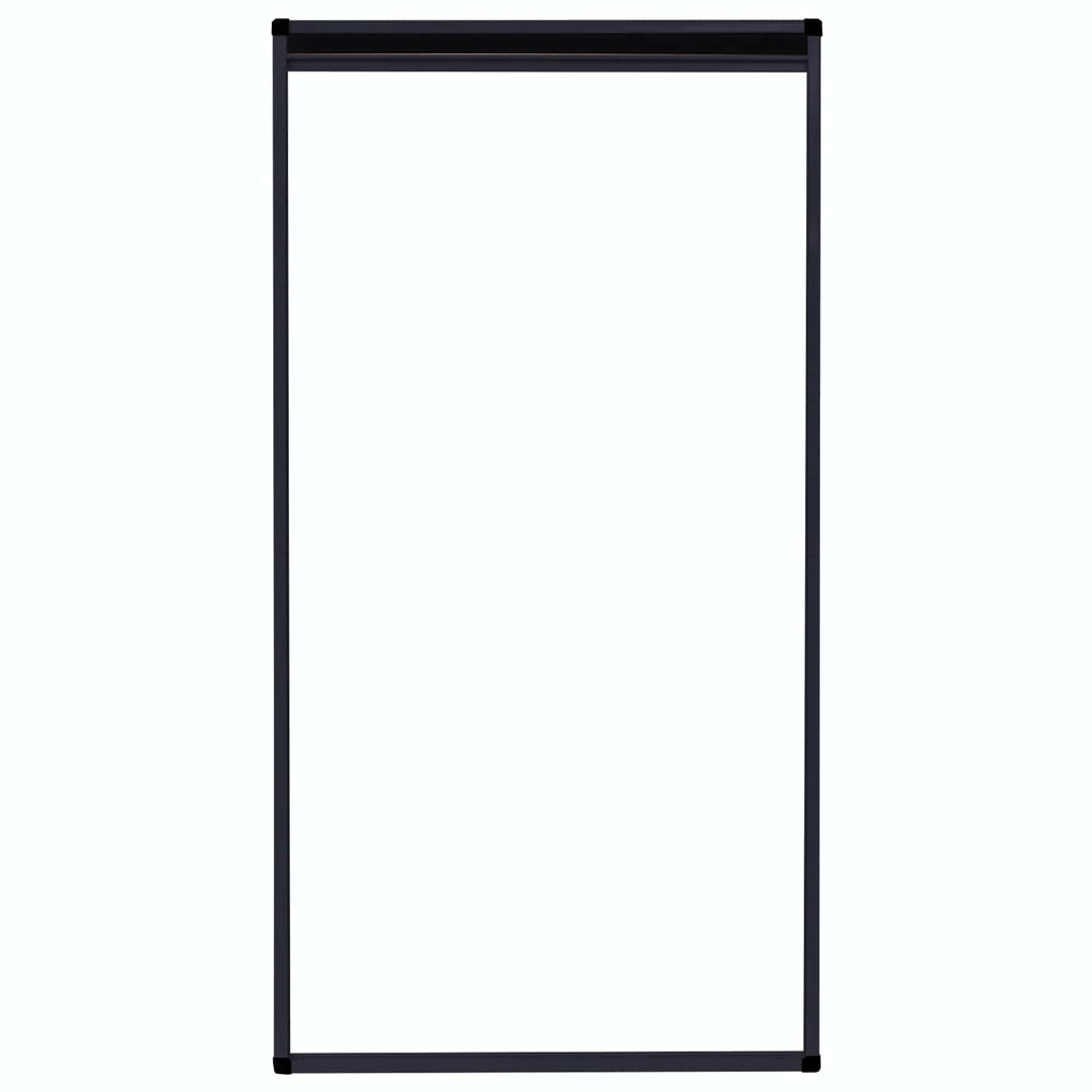 Vidaxl raamhor plissé 80x160 cm aluminium antraciet