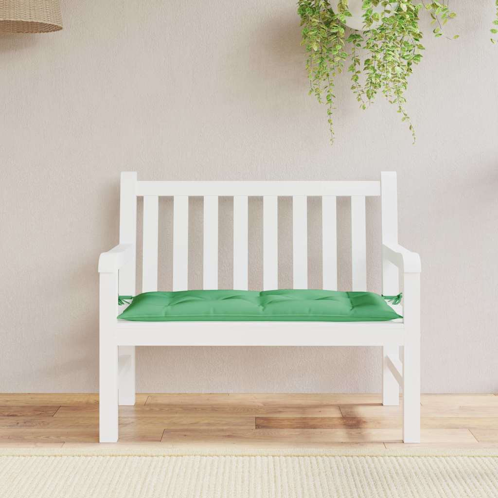 VidaXL Gartenbankkissen 100x50x7 cm Oxford-Gewebe Grün