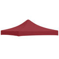 Vidaxl partytentdak 270 g m² 3x3 m bordeauxrood