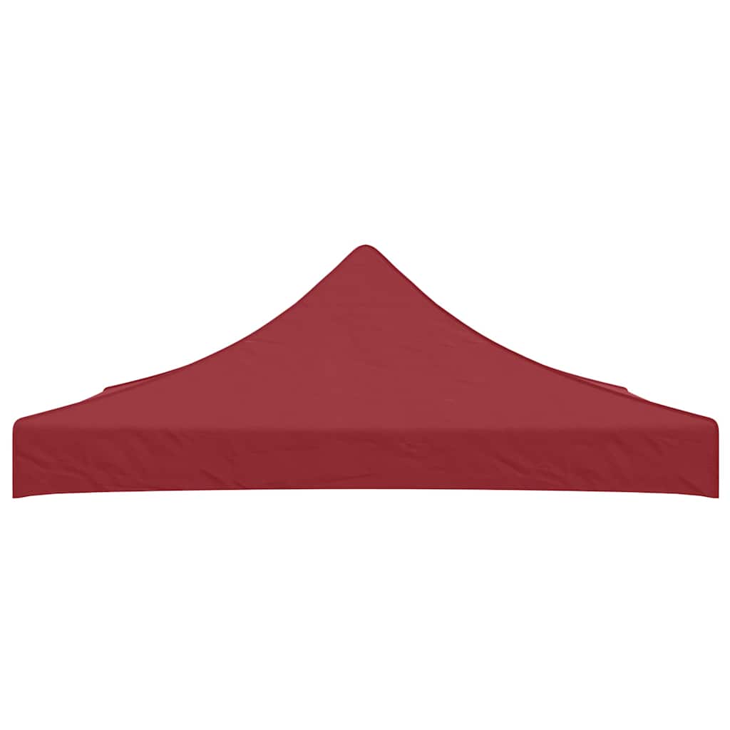 Vidaxl partytentdak 270 g m² 3x3 m bordeauxrood