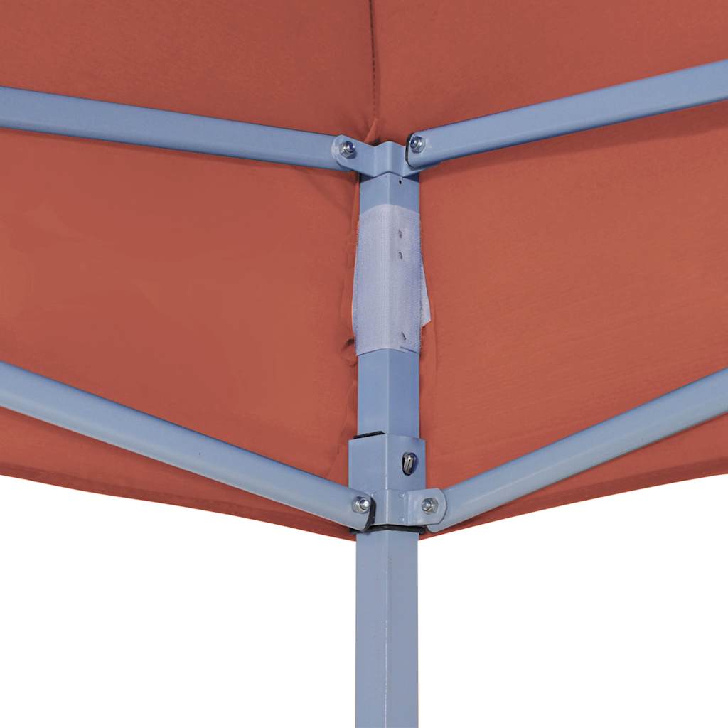 Vidaxl partytentdak 270 g m² 3x3 m terracotta