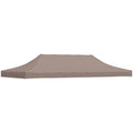 Vidaxxl -Party-Zeltdach 270 g m² 6x3 m Taupe