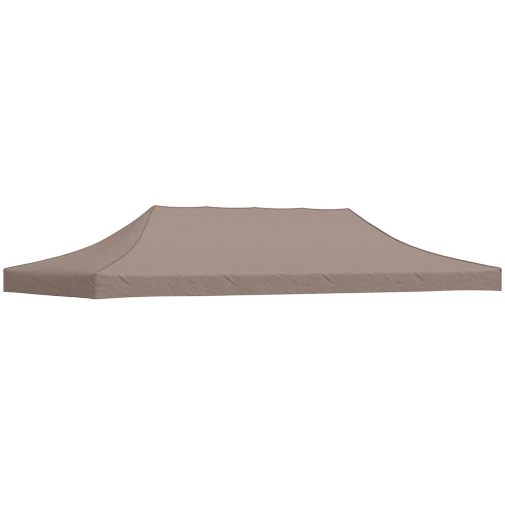 Vidaxxl -Party-Zeltdach 270 g m² 6x3 m Taupe