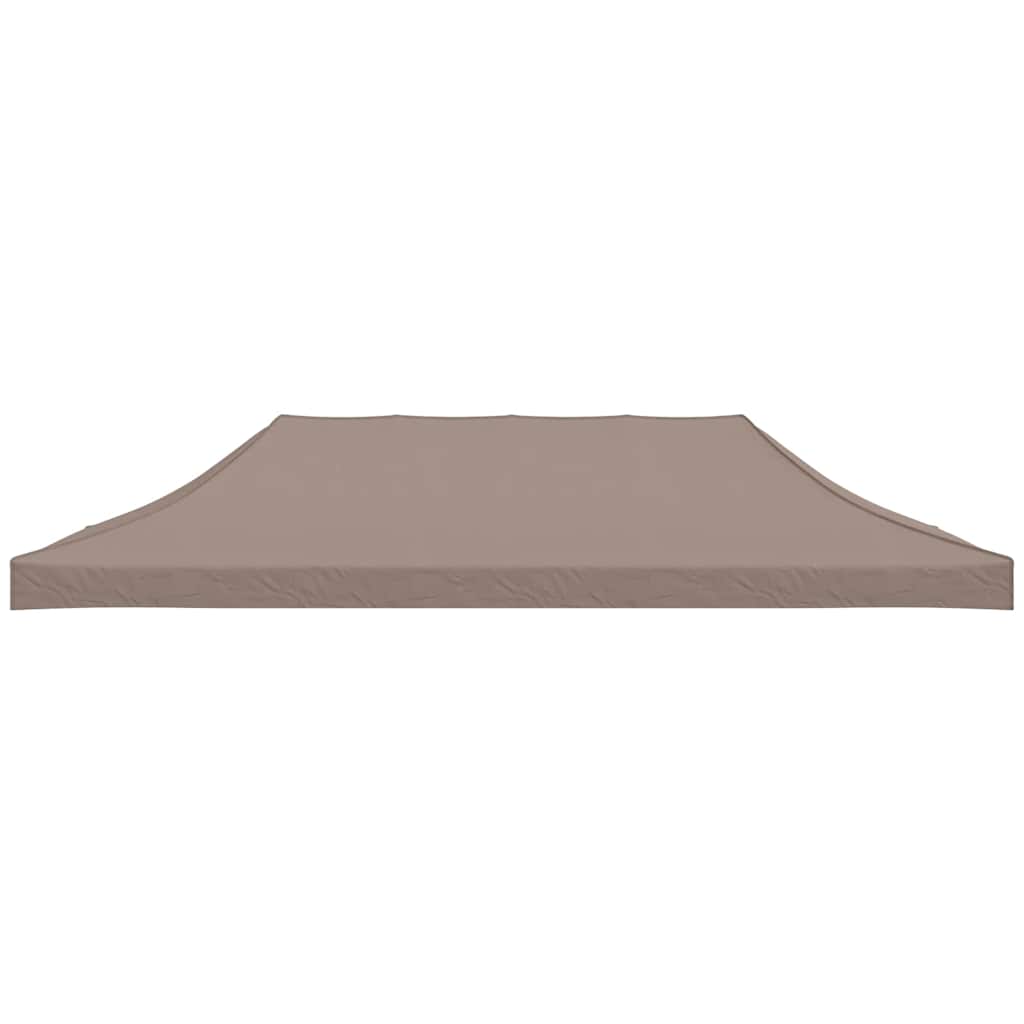 Vidaxxl -Party-Zeltdach 270 g m² 6x3 m Taupe