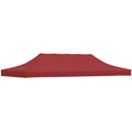 Vidaxl partytentdak 270 g m² 6x3 m bordeauxrood