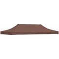 Vidaxl partytentdak 270 g m² 6x3 m bruin
